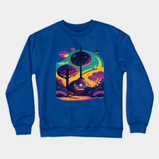 My Fantasy Garden Graphic Crewneck Sweatshirt